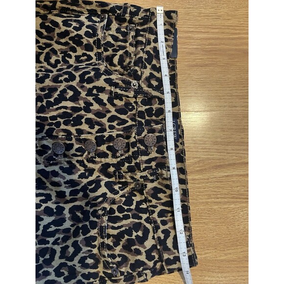 NWT J Crew Leopard Print 9” High Rise Skinny Jeans Size 26 - Picture 7 of 9